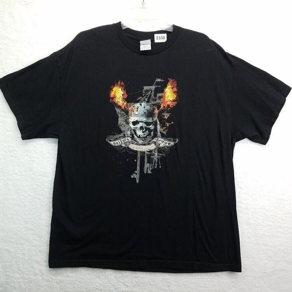 Pirates Of The Caribbean Shirt Extra Large Sailors Grave Vintage Tennessee River